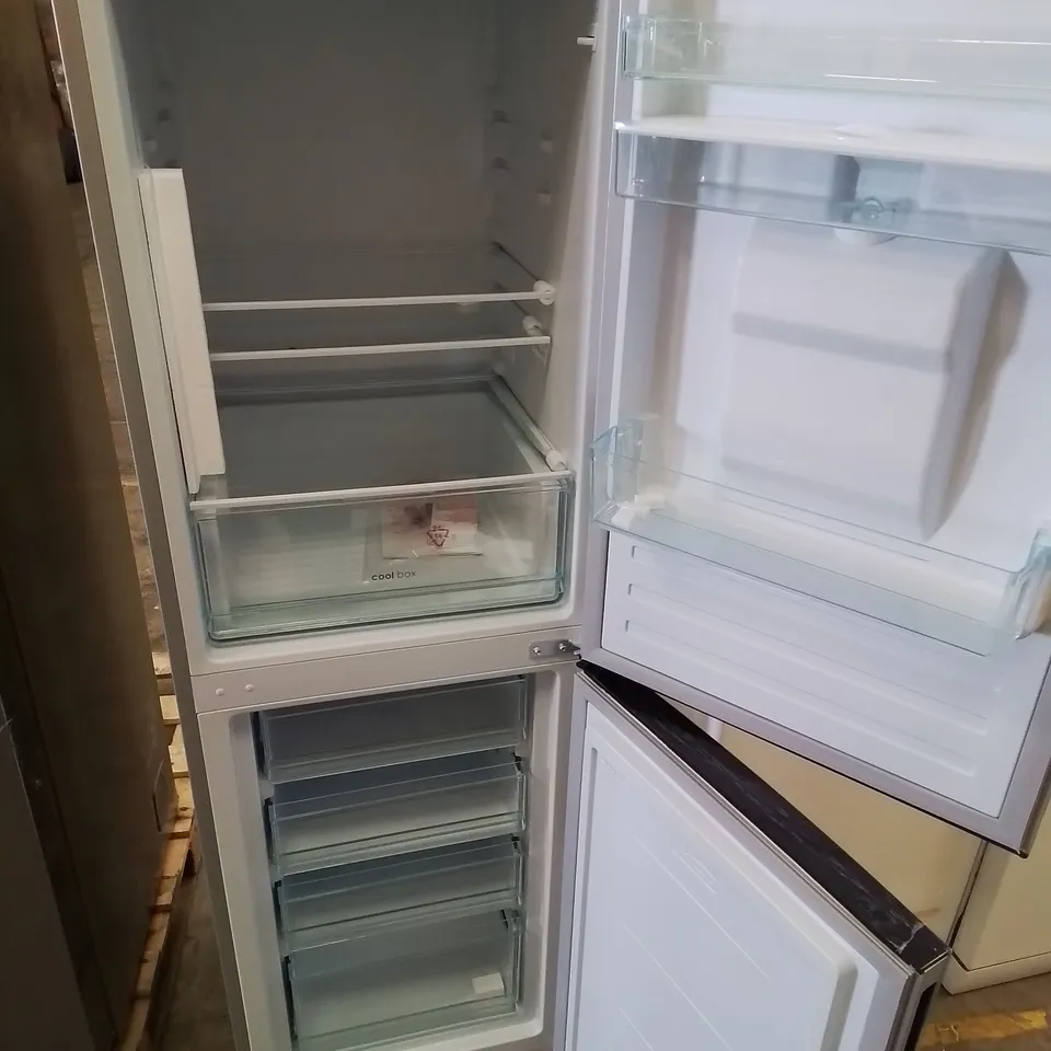 CANDY FREESTANDING 55CM WIDE FRIDGE FREEZER IN SILVER -COLLECTION ONLY-