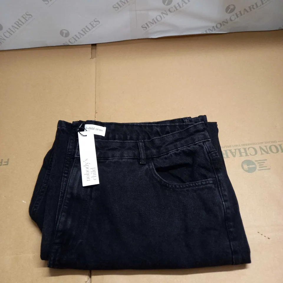 NOBODYS CHILD WIDE LEG HIGH RISE JEANS SIZE 18