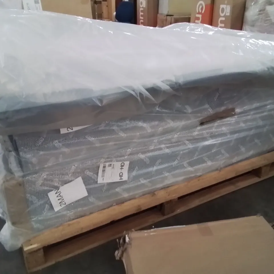 BAGGED SERAPHINE CHESTERFIELD DIVAN BED WITH HEADBOARD 