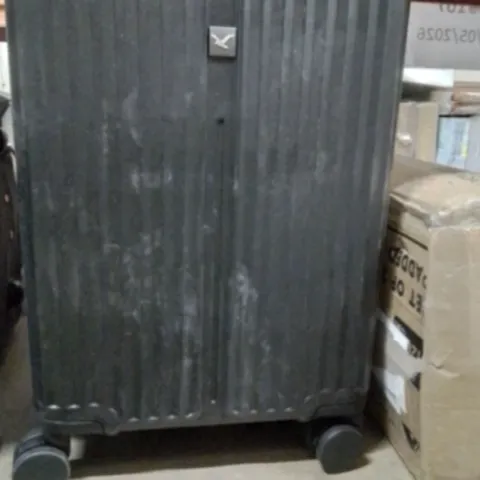 UNBOXED KEPLIN LUGG TRAVEL LUGGAGE WITH SECURE LOCK SYSTEM WHEELS BLACK COLOUR 
