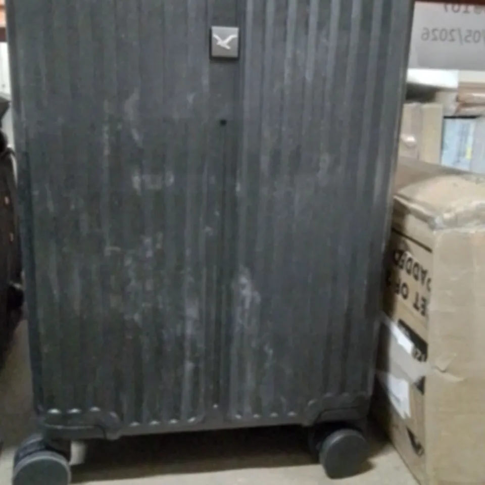 UNBOXED KEPLIN LUGG TRAVEL LUGGAGE WITH SECURE LOCK SYSTEM WHEELS BLACK COLOUR 