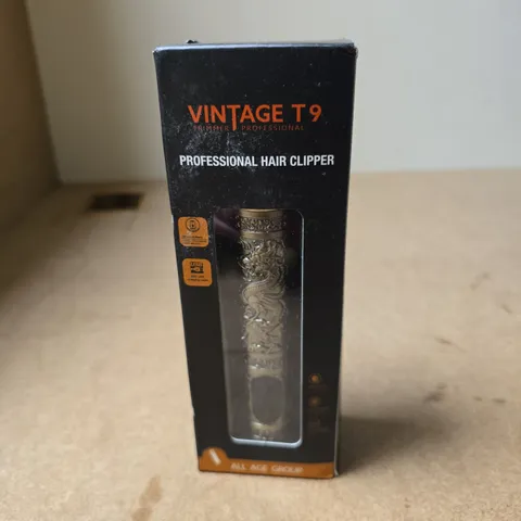 VINTAGE T9 PROFESSIONAL HAIR CLIPPER – TRIMMER, BOXED
