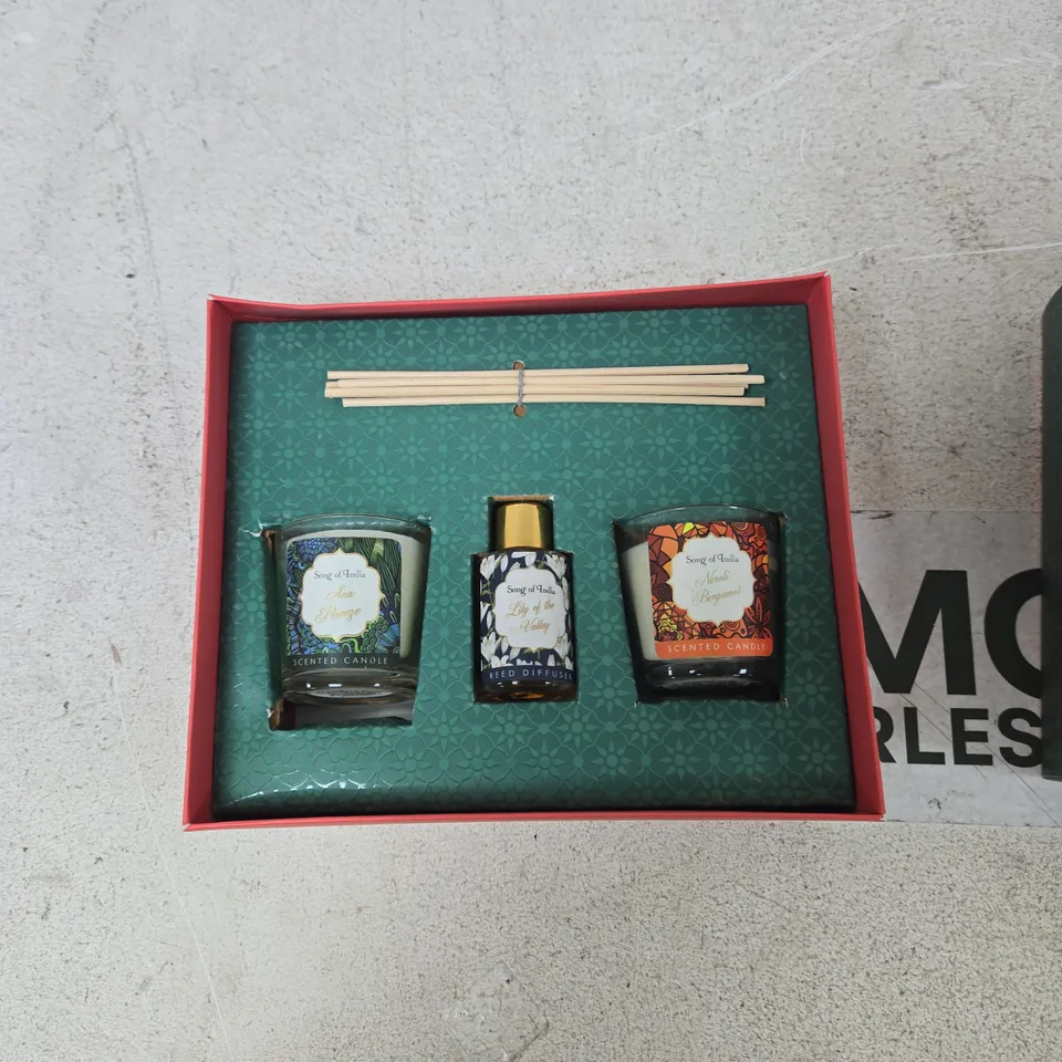 SONG OF INDIA SCENTED CANDLE & REED DIFFUSER GIFT SET