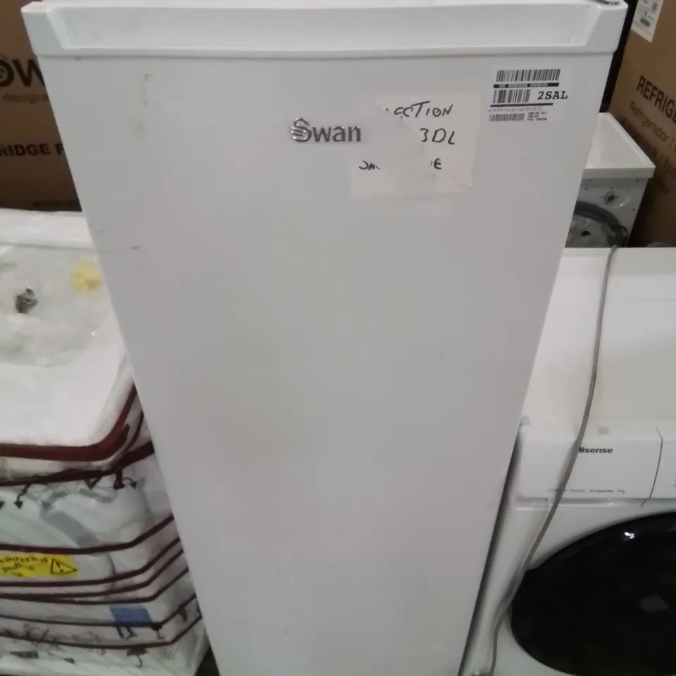 SWAN 143CM HIGH FREESTANDING 5 COMPARTMENT FREEZER IN WHITE