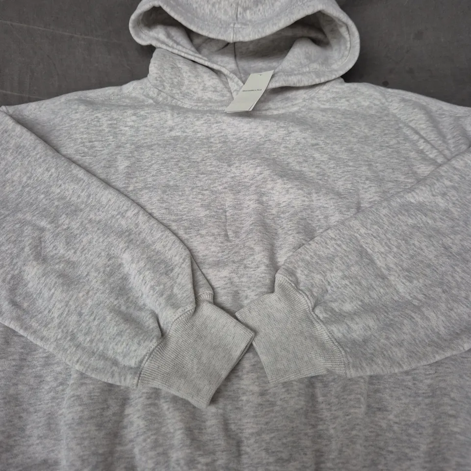 ABERCROMBIE & FITCH GREY HOODIE – SMALL