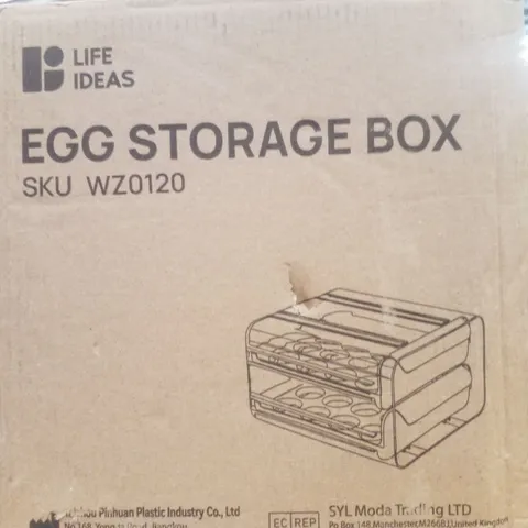 BOXED LIFE IDEAS EGG STORAGE BOX