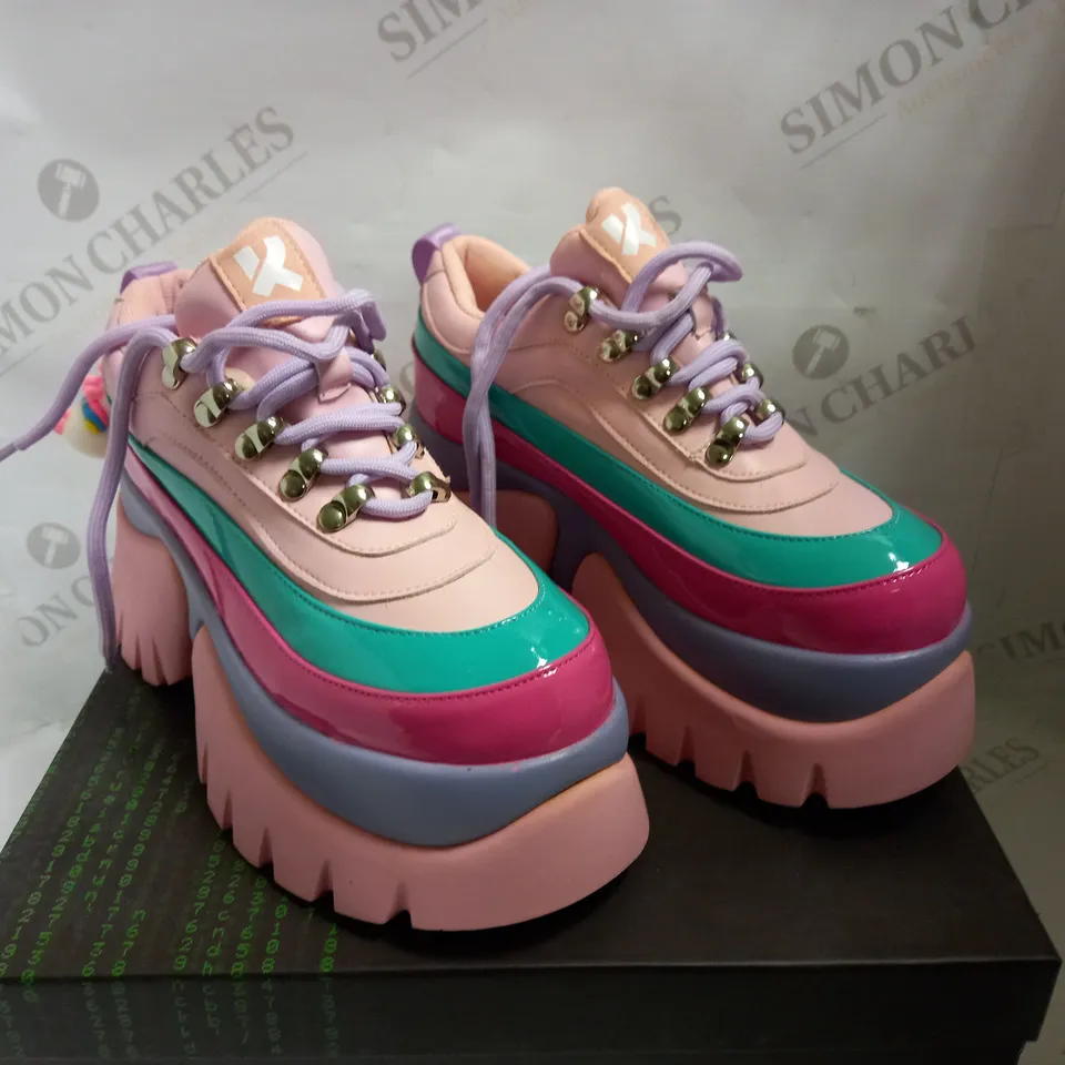 KOI VEGAN MY LITTLE UNICORN PINK PANTHER TRAINERS - SIZE 3