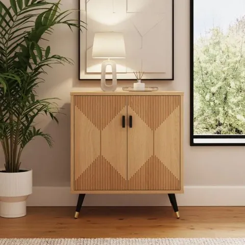 BOXED GFW AMARA ACCENT SIDEBOARD - OAK (1 BOX)