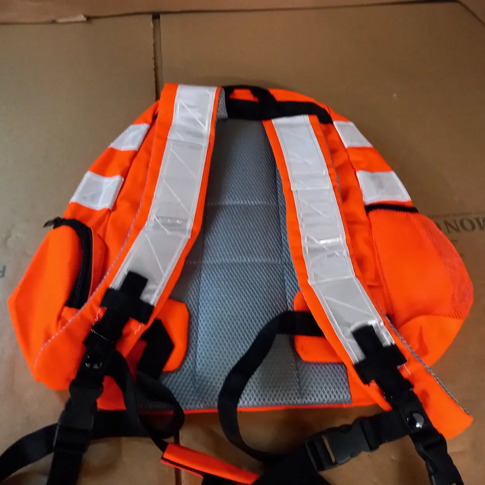 FLUO ORANGE BODYGUARD WORKWEAR BACKPACK