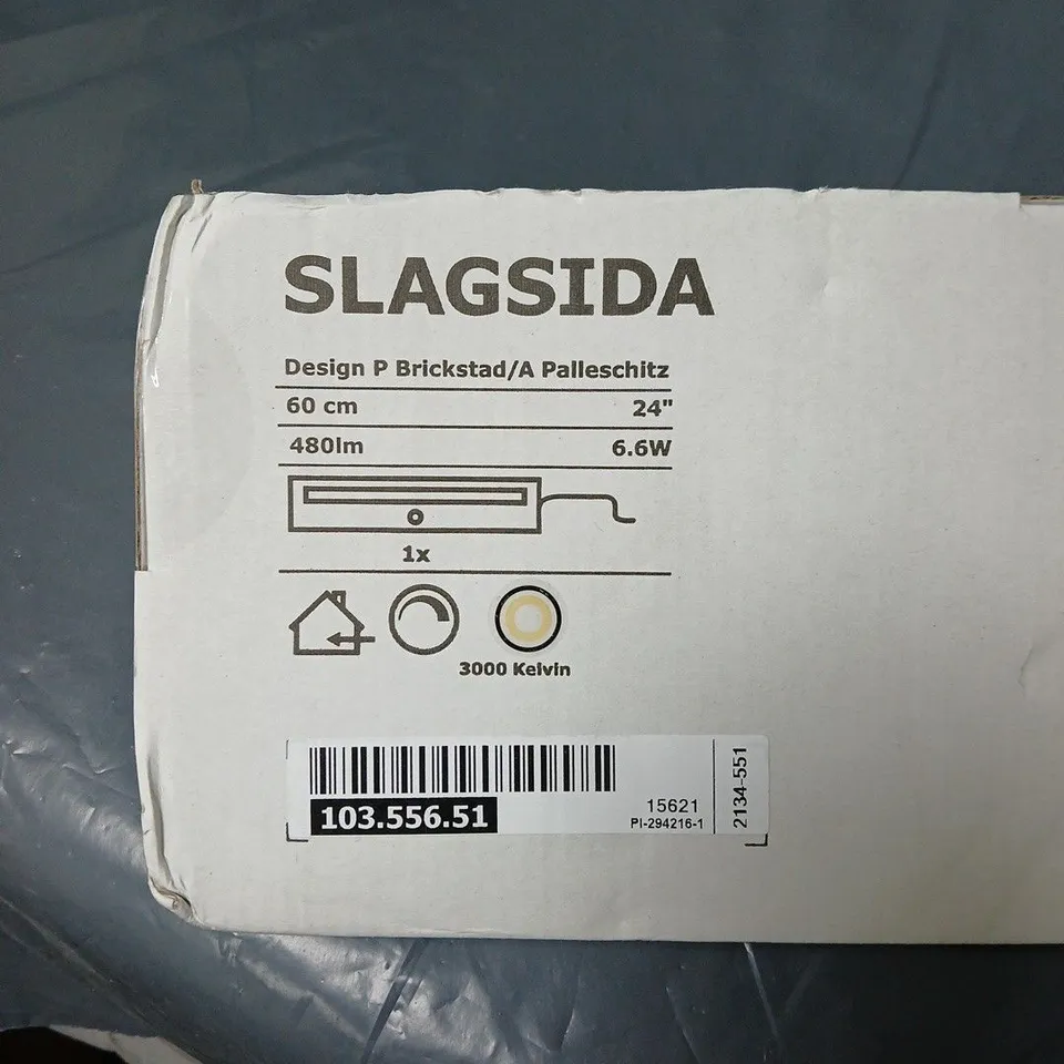 SLAGSIDA 60 CM LED LIGHT – 3000K, 6.6W, 480LM. SEALED
