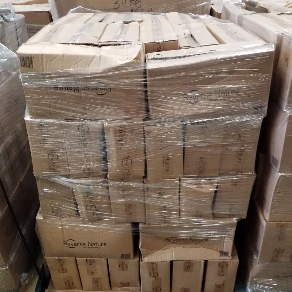 PALLET OF APPROXIMATELY 80 BOXES EACH CONTAINING 10 REVERSE NATURE HAND SANITISER 500ML BAGS