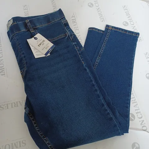 EMILEE NAVY BLUE DENIM JEANS SIZE 16