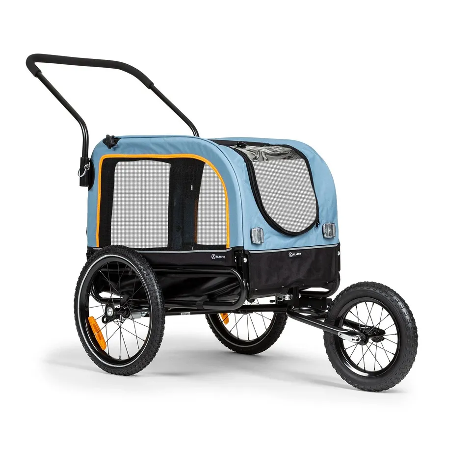BOXED KLARFIT CORGI 2-IN-1 DOG TRAILER