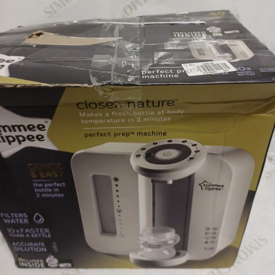 TOMMEE TIPPEE CLOSER TO NATURE PERFECT PREP MACHINE - WHITE