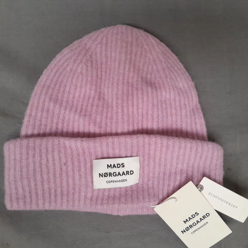 ANTHROPLOLOGIE MADS NORGAARD BEANIE IN PINK - ONE SIZE