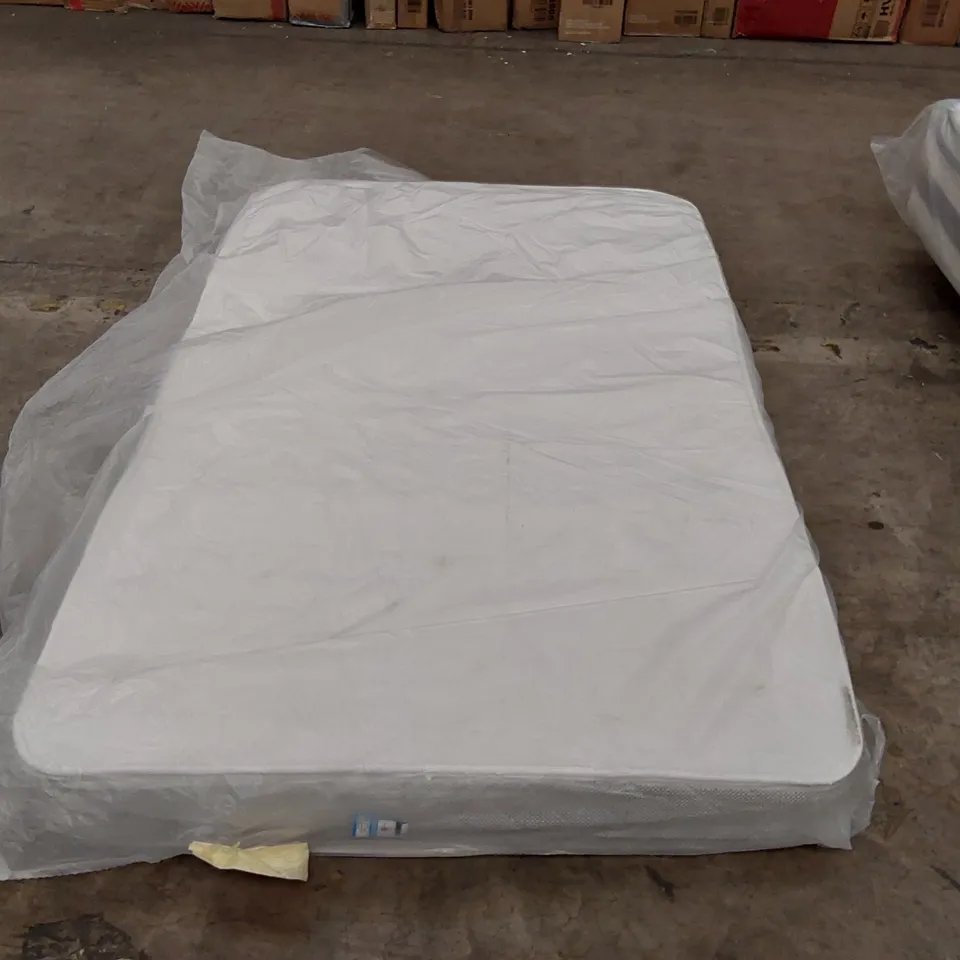 QUALITY BAGGED 4' SMALL DOUBLE MEMORY FOAM OPEN COIL MATTRESS