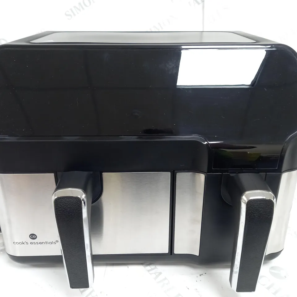 COOK'S ESSENTIALS 7.7L DUAL AIR FRYER 