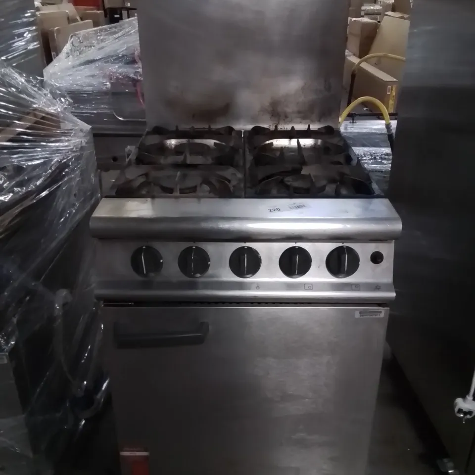 COMMERCIAL FALCON DOMINATOR FREE STANDING 4 HOB PROPANE GAS OVEN