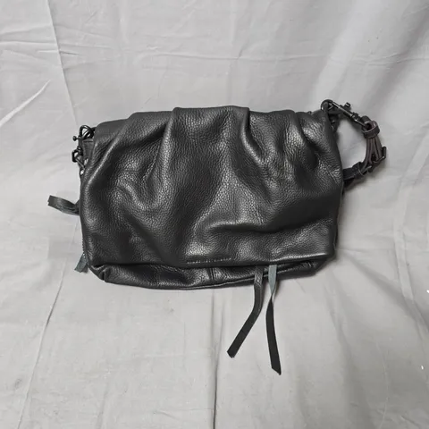 AIMEE KESTENBURG  BLACK PEBBLED LEATHER CROSSBODY BAG – HANDBAG 