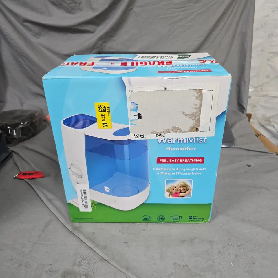 VICKS WARMMIST HUMIDIFIER – BOXED (3.8L)