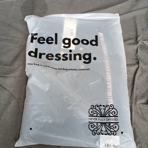 BAGGED NEVER FULLY DRESSED BLACK NIGHT GARDEN MINI WRAP SKIRT – UK XXL