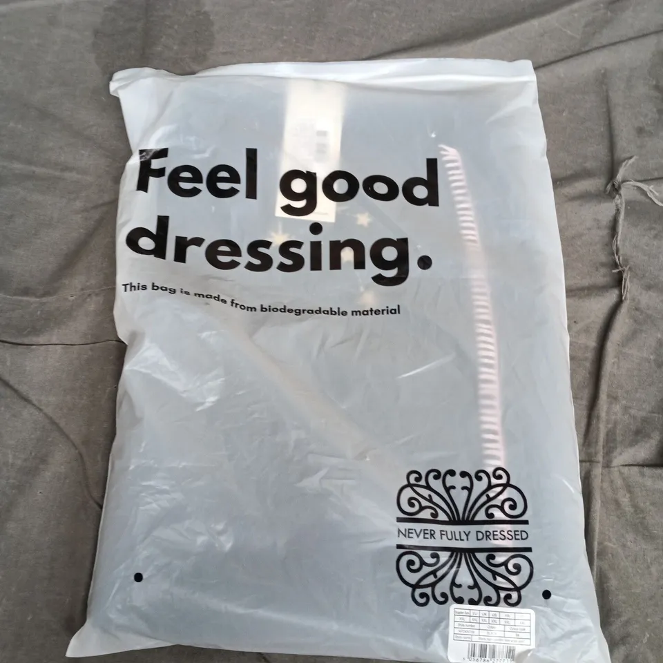 BAGGED NEVER FULLY DRESSED BLACK NIGHT GARDEN MINI WRAP SKIRT – UK XXL