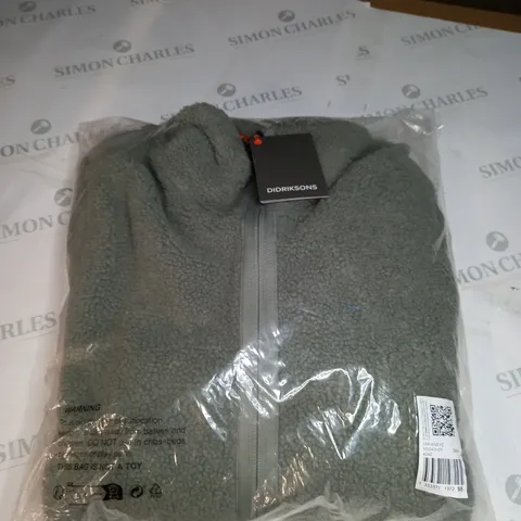 BAGGED DIDRIKSONS FLEECED JACKET SIZE 40/42