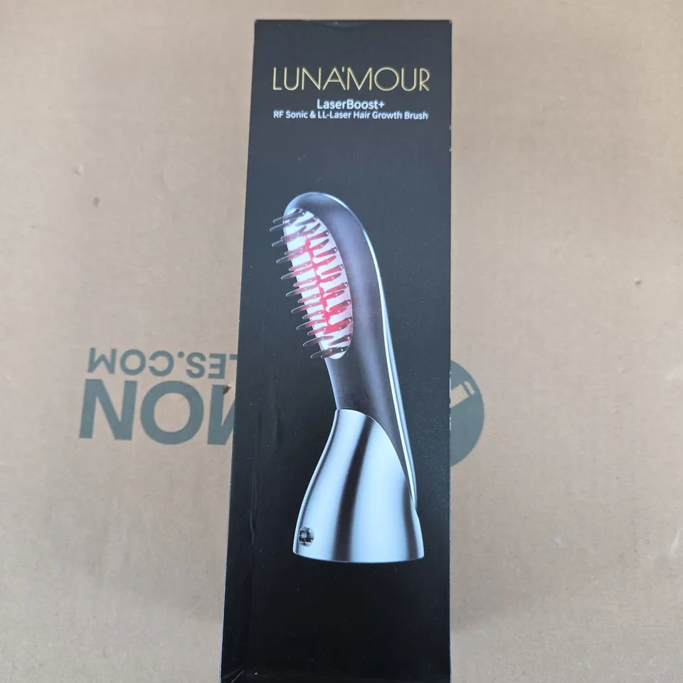 LUNAMOUR LASERBOOST+ RF SONIC & LL-LASER HAIR GROWTH BRUSH – BOXED