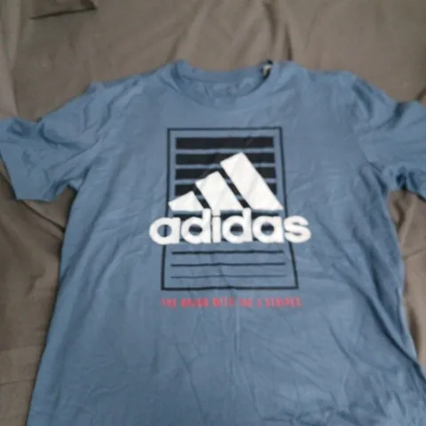 ADIDAS T-SHIRT – BLUE – UK MEDIUM