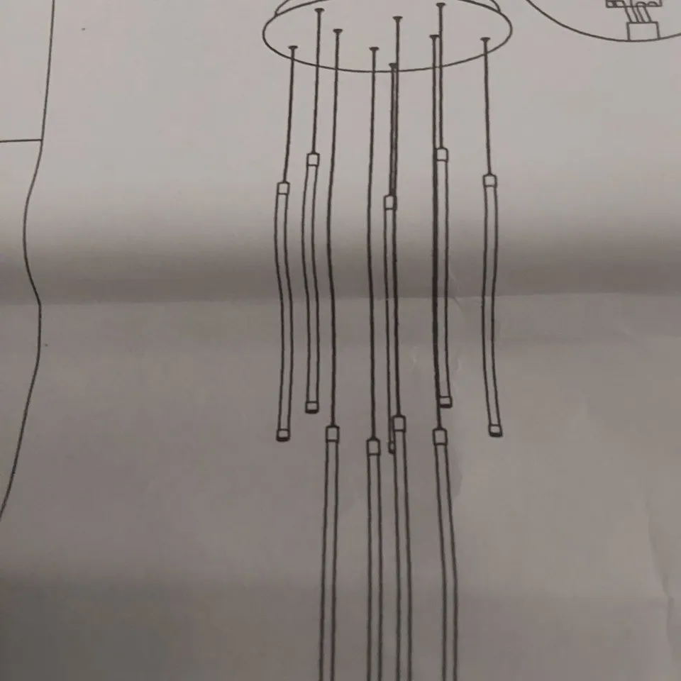 BOXED KEIRI 9 - LIGHT MODERN DIMMABLE LED STAIRCASE CLUSTER PENDANT