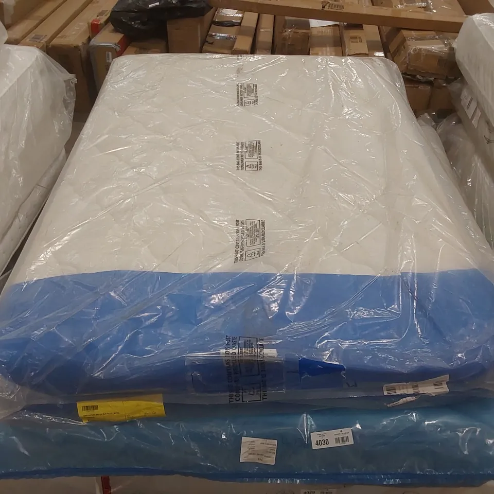 QUALITY BAGGED DOUBLE 135cm AIRSPRUNG LUXURY QUILTED MEDIUM MATTRESS RRP £229