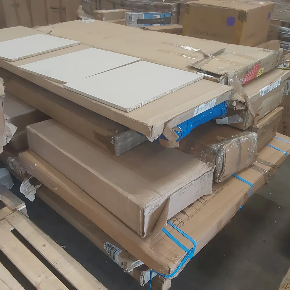 PALLET CONTAINING A VERY LARGE QUANTITY OF ASSORTED FURNITURE PARTS ECT