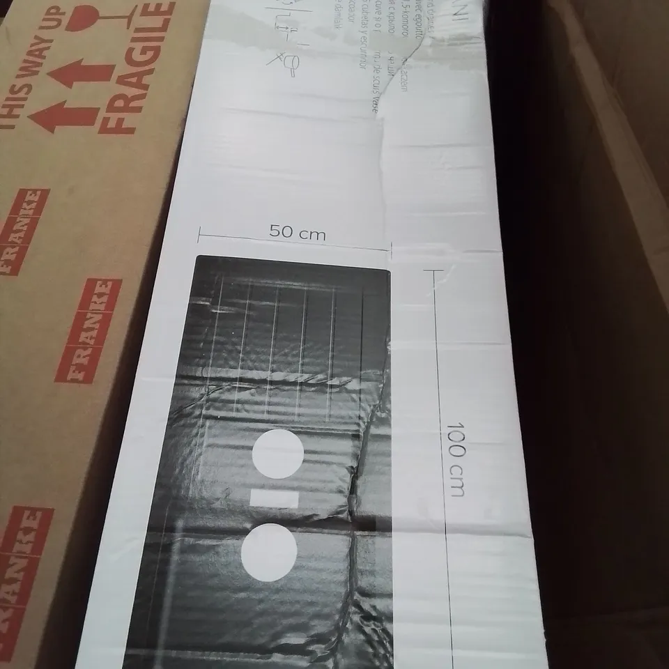 BOXED COOKE & LEWIS GALVANI 1.5 BOWL SINK & DRAINER BLACK COMPOSITE 