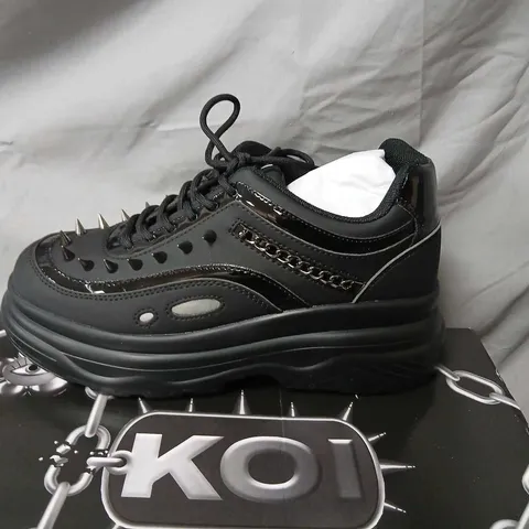 KOI BANE OF EXILE TRAINERS - WOMEN'S BLACK UK7
