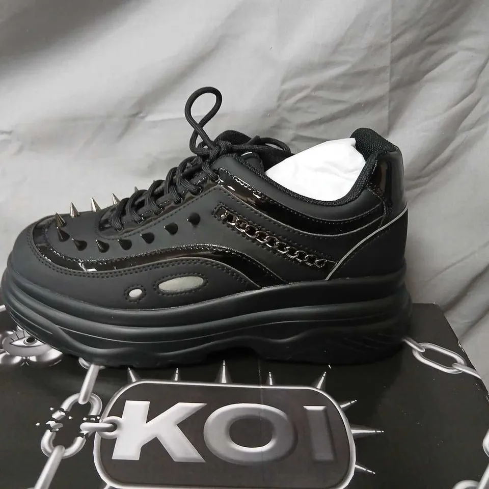 KOI BANE OF EXILE TRAINERS - WOMEN'S BLACK UK7