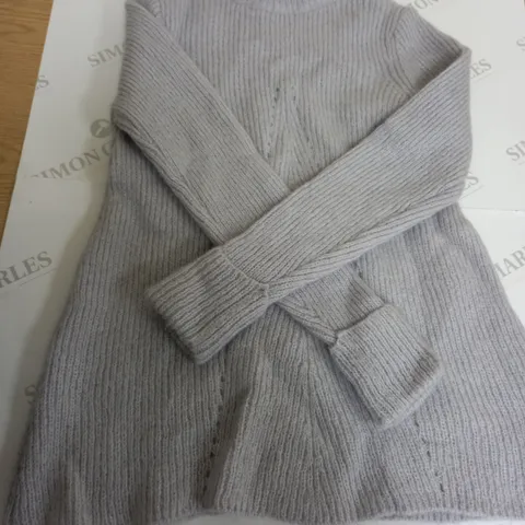 MINT VELVET GREY JUMPER SIZE 8