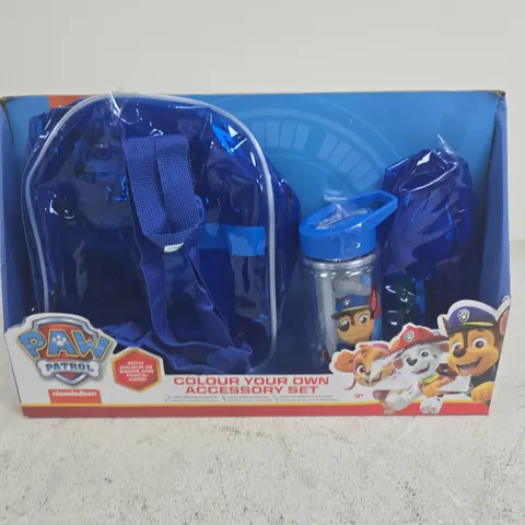 PAW PATROL COLOUR YOUR OWN ACCESSORY SET 