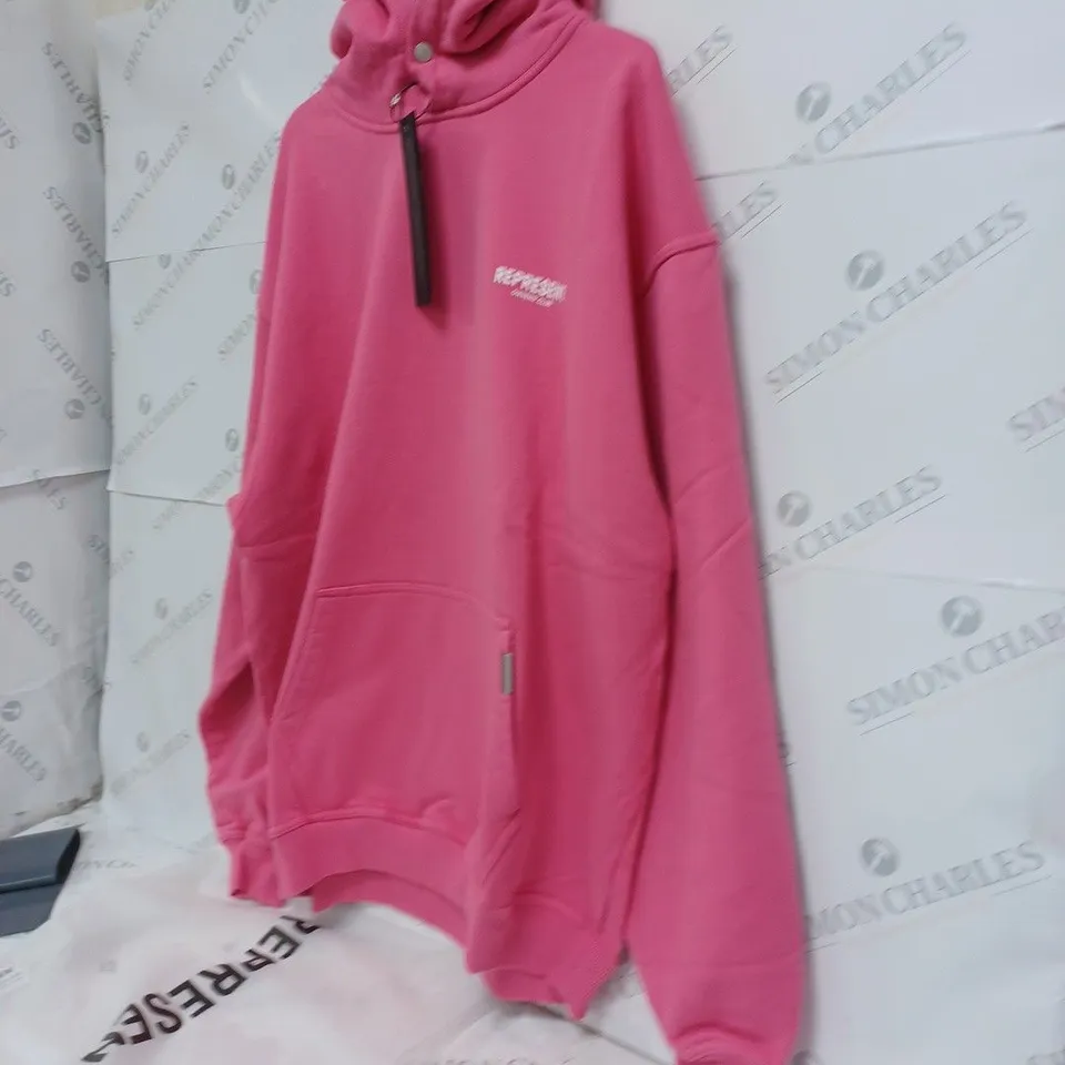 REPRESENT OWNERS CLUB HOODIE - BUBBLEGUM PINK LARGE 