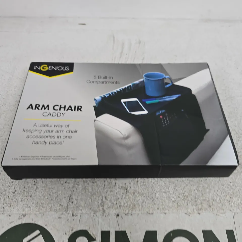INGENIOUS ARM CHAIR CADDY