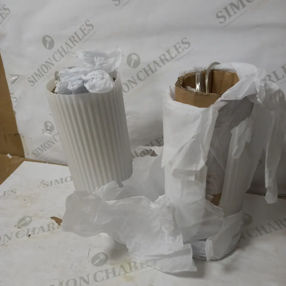 JOHN LEWIS RIDGE TOUCH LAMP SET OF 2, CHROME FINISH