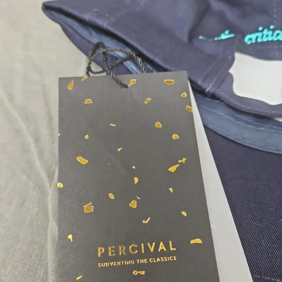 PERCIVAL AMOR EMBROIDERED CAP – NAVY COTTON, ONE SIZE