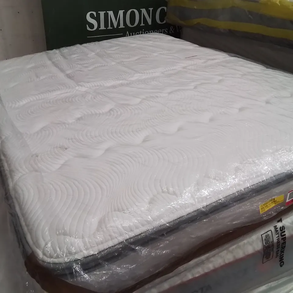 QUALITY BAGGED BOZKOV 25CM GEL MEMORY FOAM POCKET SPRUNG 4FT6 MATTRESS 