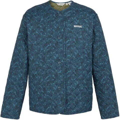 BRAND NEW REGATTA WOMENS ORLA KIELY WARMLOFT PADDED JACKET IN BIRDY BLUE - SIZE 12