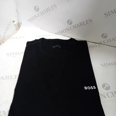 BLACK HUGO BOSS T-SHIRT SIZE L 