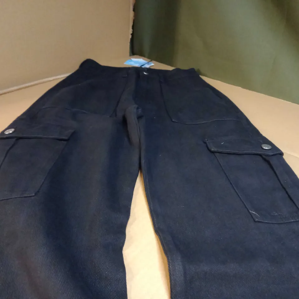 CIDER DENIM STYLE COMBAT TROUSERS - XS