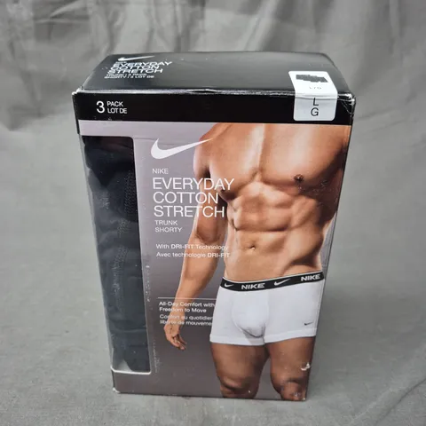 NIKE COTTON STRETCH TRUNKS - XL -X3