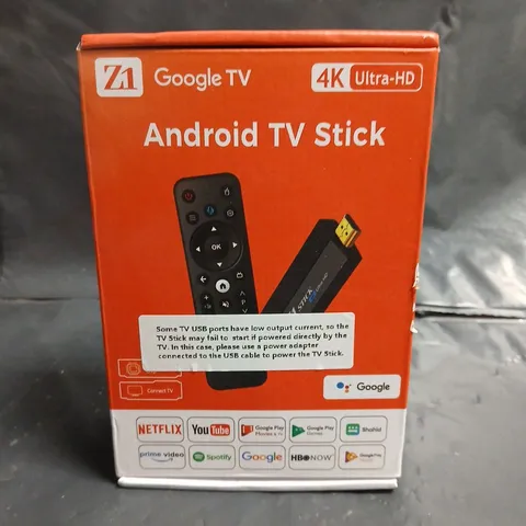 ANDROID TV STICK WITH GOOGLE TV – 4K ULTRA HD, BOXED