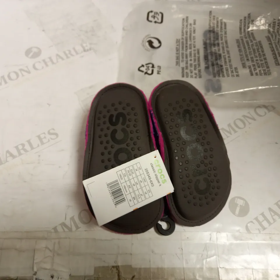 CLASSIC SLIPPER CANDY PINK RELAXED FIT UK C8