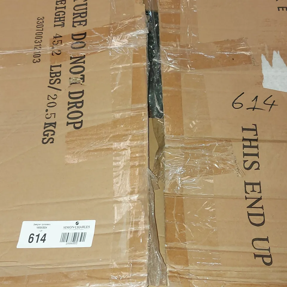 BOXED BEATTIE UPHOLSTERED DINING CHAIRS - SET OF 2 (1 BOX)