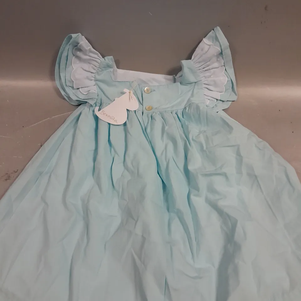 BENEDITA CHILDRENS FULL LENGTH DRESS IN BLUE - 3YRS 